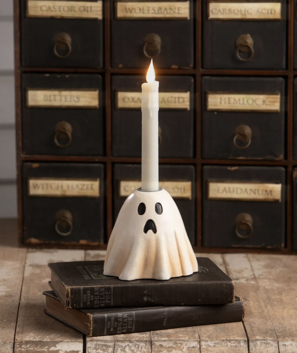 Scared Ghost Candlestick