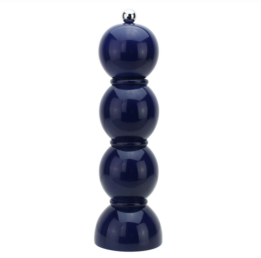 Navy Bobbin Salt or Pepper Mill Grinder