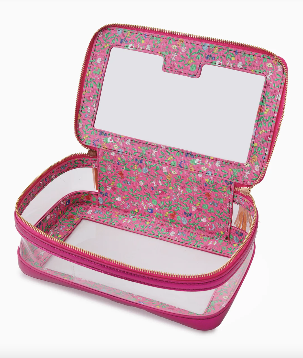 Metallic Pink Tile Storage Bag