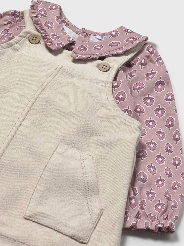 Overall Dress and T-Shirt Set