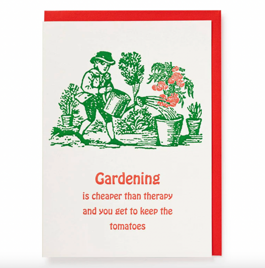 Gardening Therapy | Greeting Card