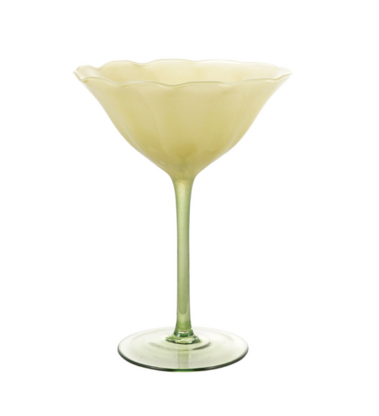 Scalloped Coupe Glass