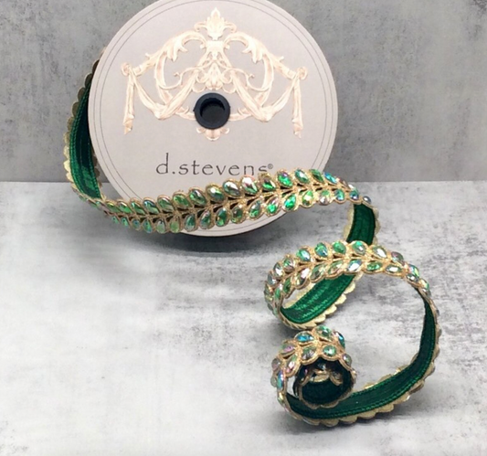 Green Jewel Aurora Borealis Ribbon