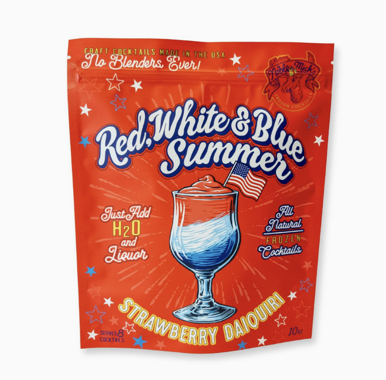 Red, White, & Blue Frozen Cocktail Mixers