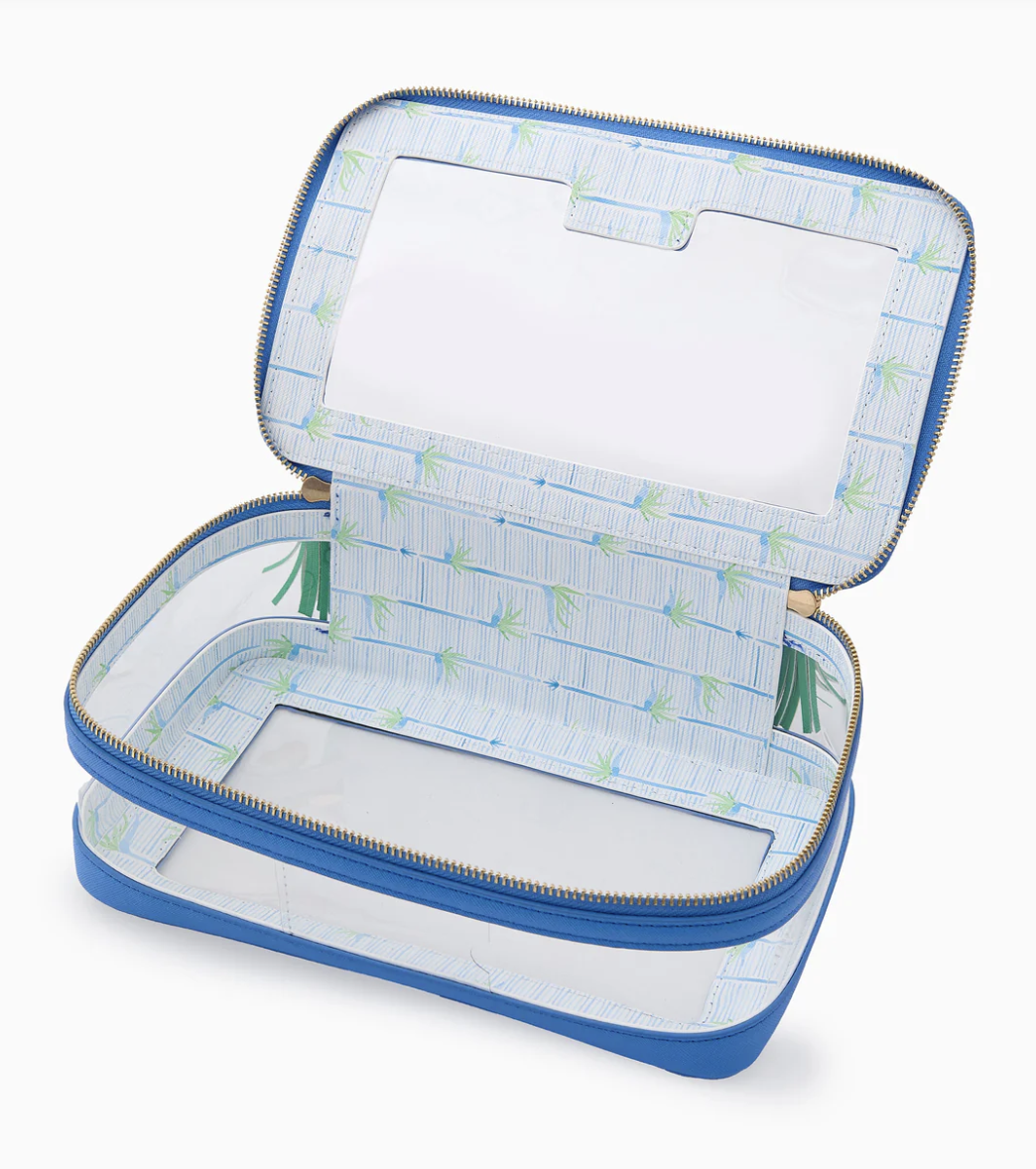 Blue Tile Storage Bag