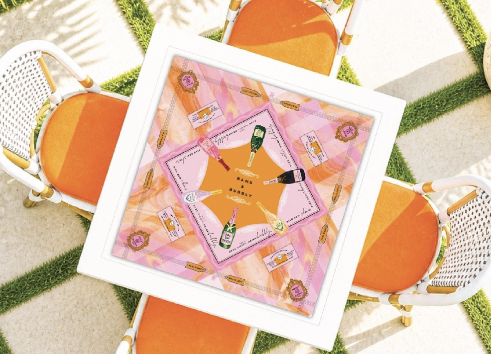 Bams & Bubbly Mahjong Mat