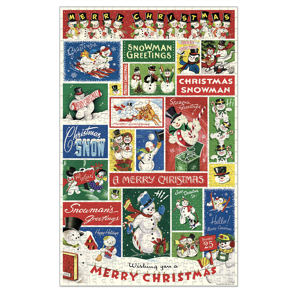 Christmas Snowman Puzzle