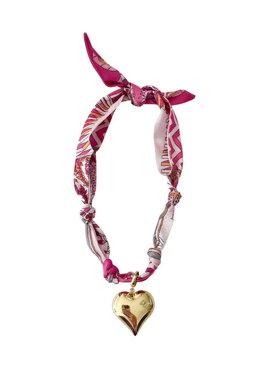 Cassidy Charm Scarf Necklace