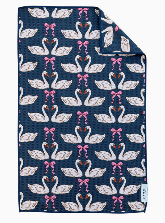 Swans Tea Towel
