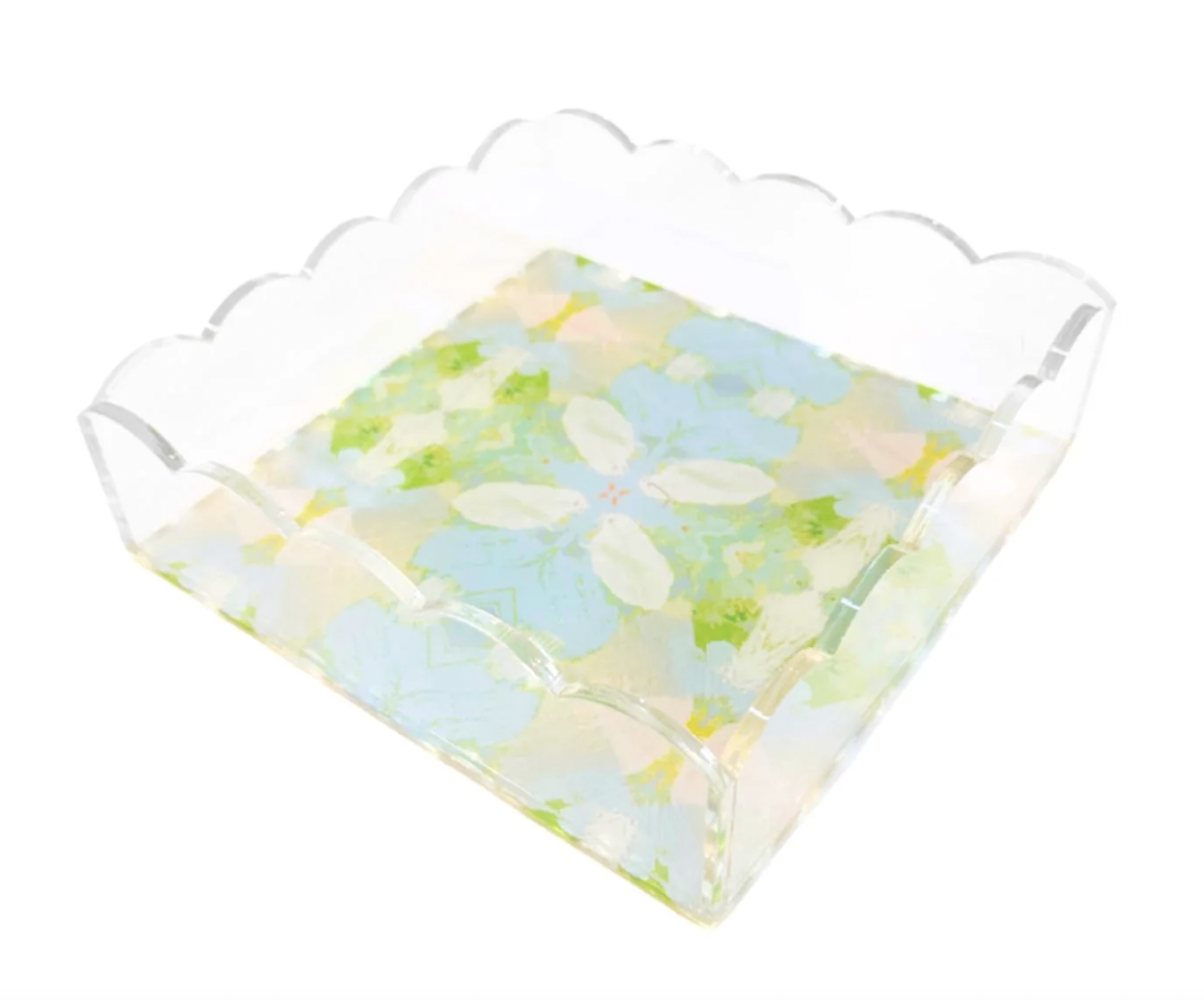 Elephant Falls Scalloped Tray - Small