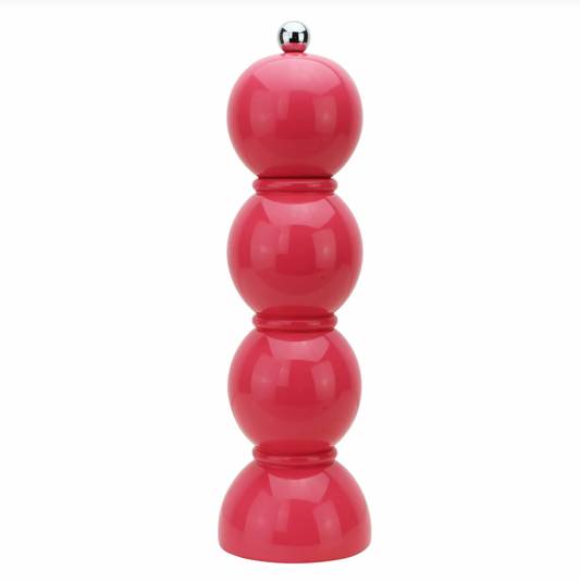Watermelon Pink Bobbin Salt or Pepper Mill Grinder