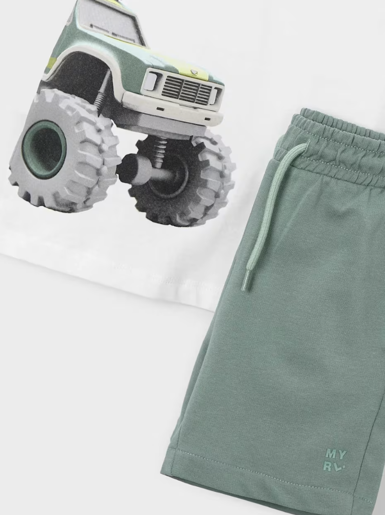 Monster Truck T-shirt + Short Set