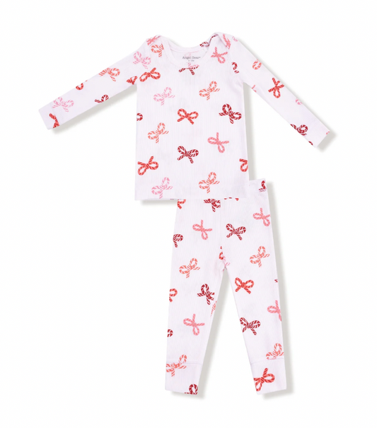 Candy Cane Bows Pajamas