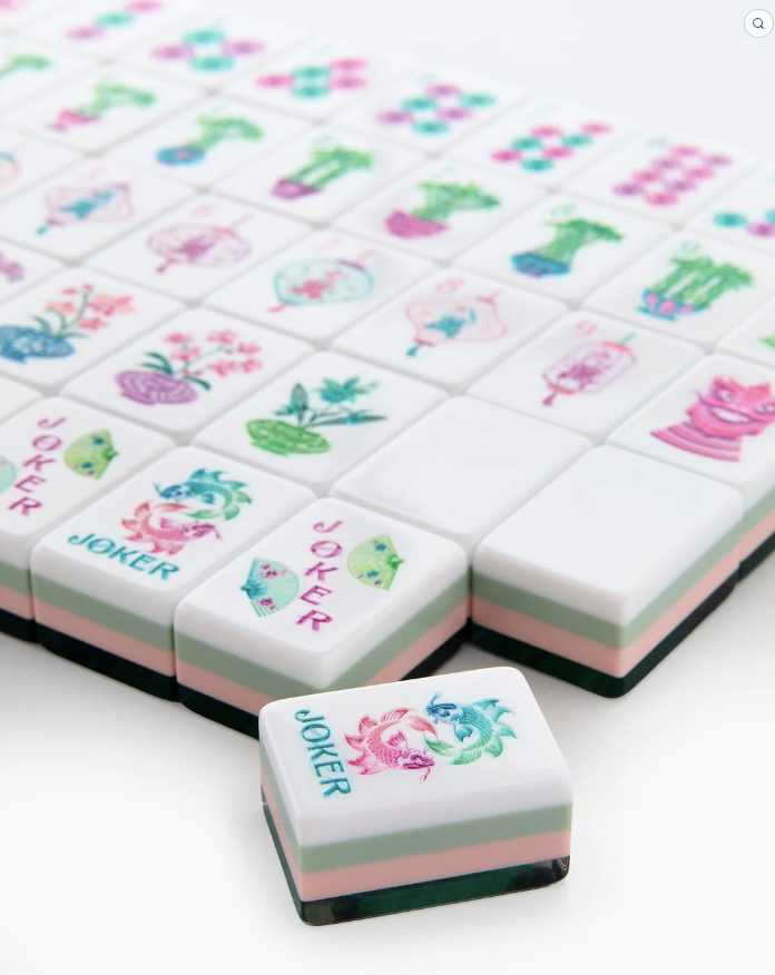 Emerald Mahjong Tiles