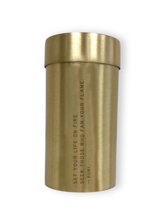 Brass Match Canister