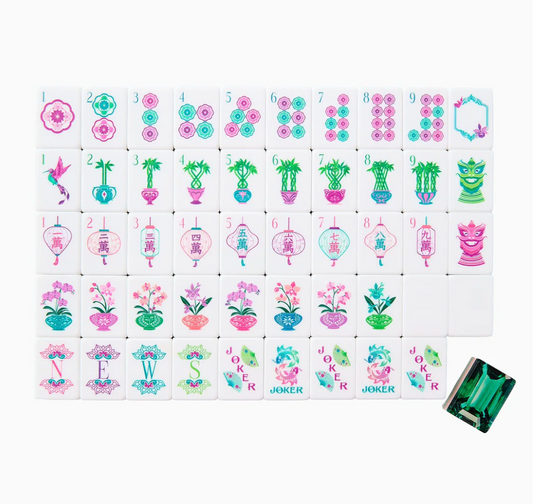 Emerald Mahjong Tiles