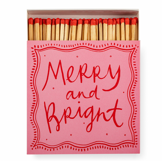Merry & Bright | Square - Christmas Safety Matches 🎄