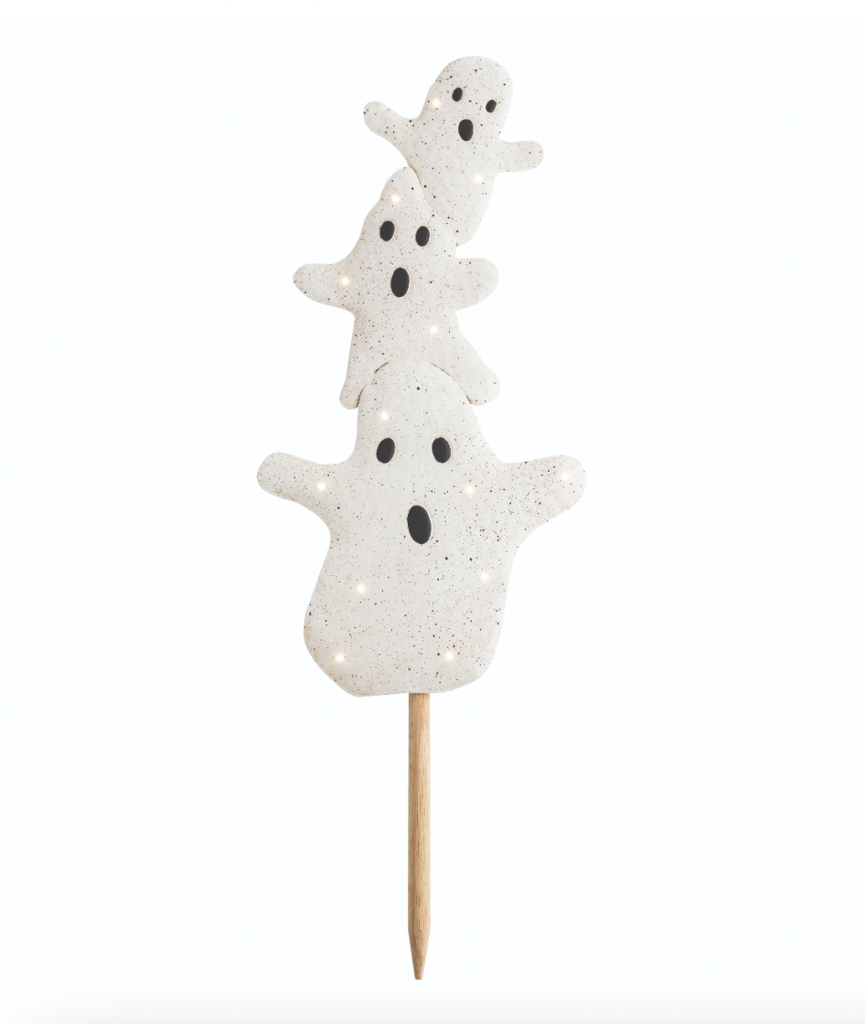 Ghosts Light Up Yard Stake