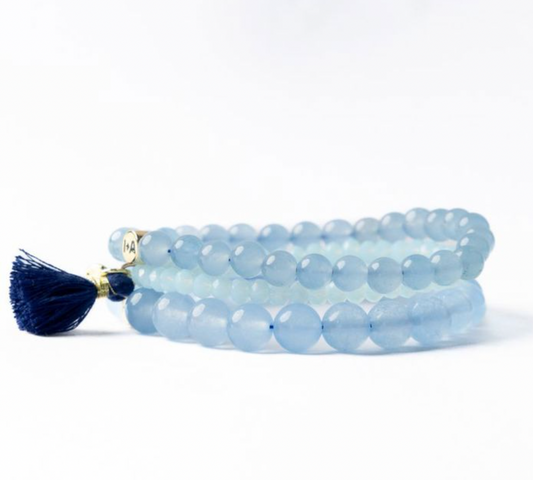Sky Blue Addison Set of Three Bracelets