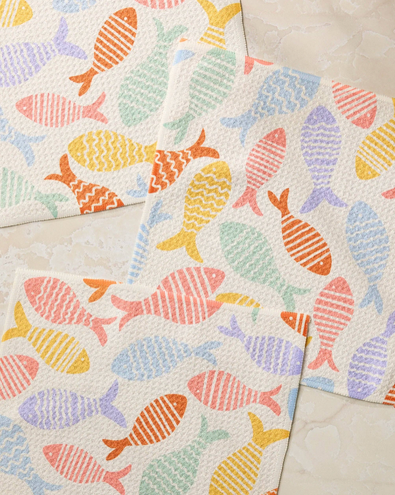 Fish Flip Dishcloth Set