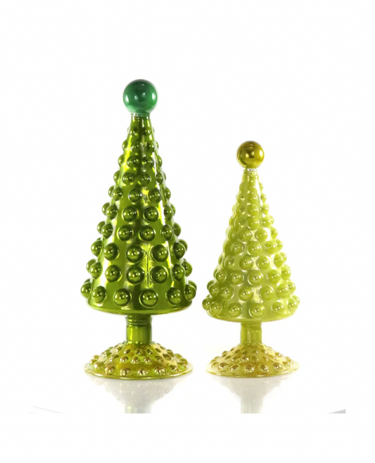 Chartreuse Midcentury Hobnail Tree