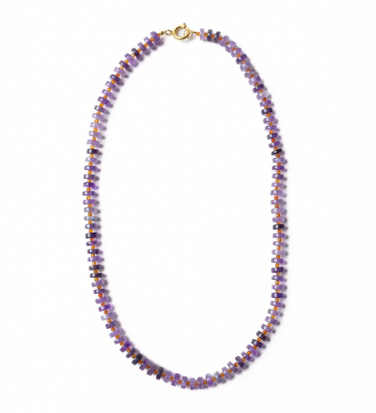 Amethyst With Carnelian Necklace