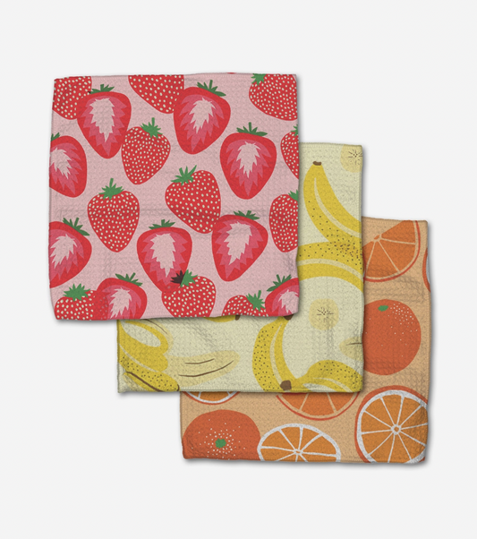 Favorite Fruit Dishcloth Set