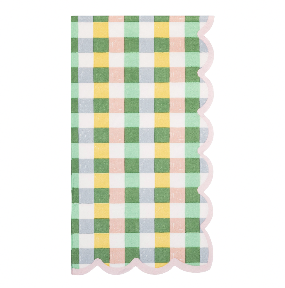 Gingham Guest Napkins