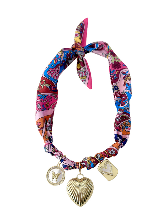 Bethany Scarf Charm Necklace