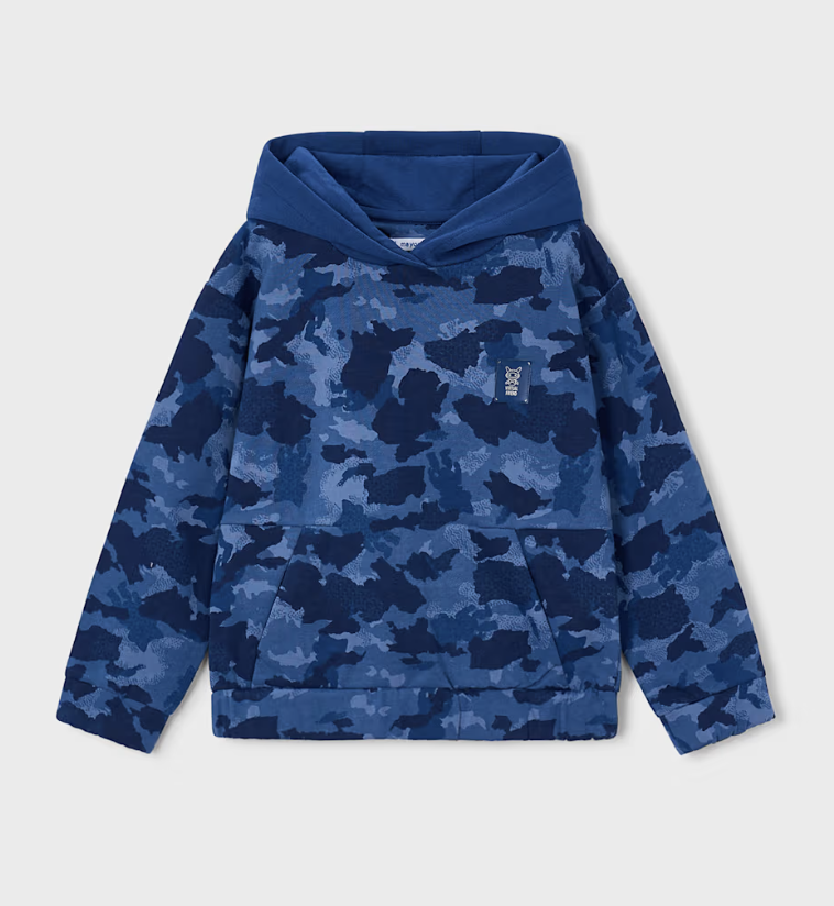 Blue Camo Hoodie