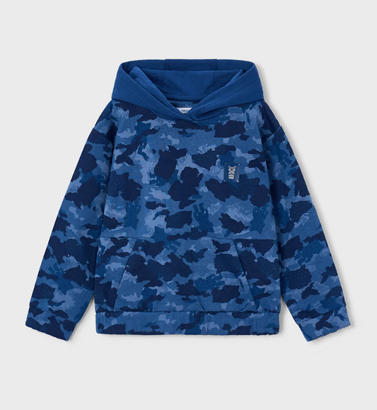 Blue Camo Hoodie