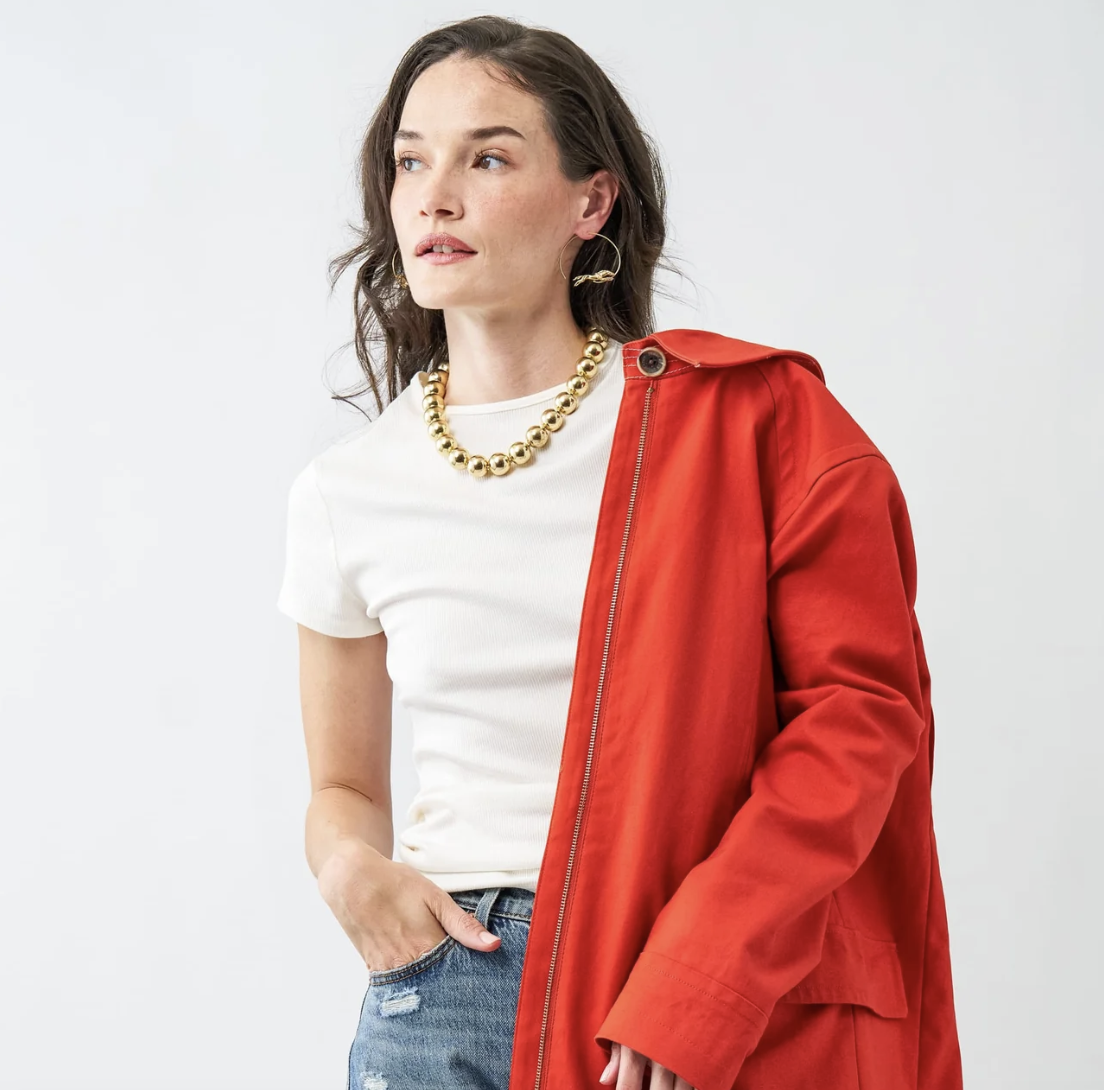Large Brass Bead Necklace