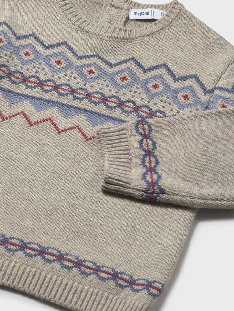 Jacquard Pattern Sweater
