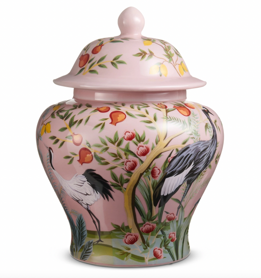 Citrus Chinoiserie Ginger Jar