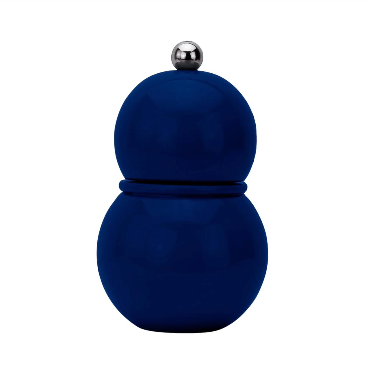 Navy Lacquer Chubbie Salt or Pepper Mill Grinder