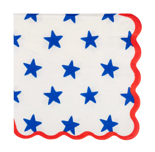 Stars and Stripes Paper Cocktail Napkins