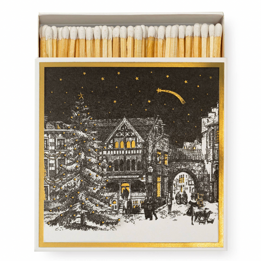 Starry Night | Square - Christmas Safety Matches 🎄