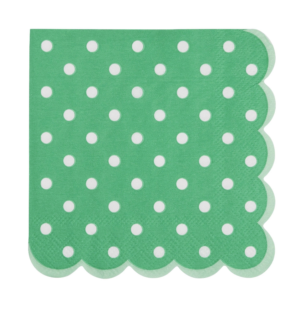 Polka Dot Cocktail Napkins