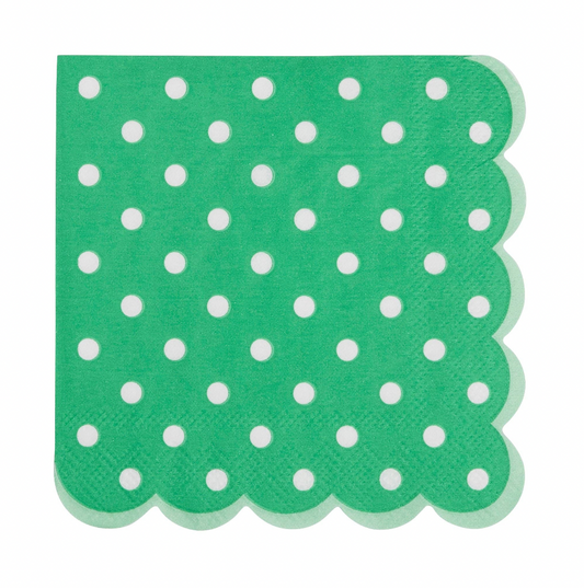 Polka Dot Cocktail Napkins