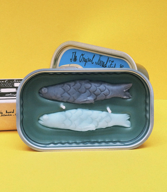 Olive Oil and Sea Salt Tinned Fish Candle