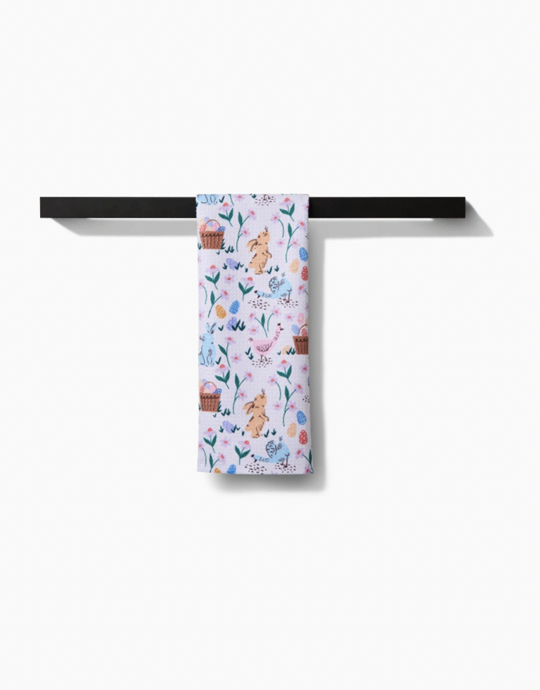 Spring Bunnies Tea Towel