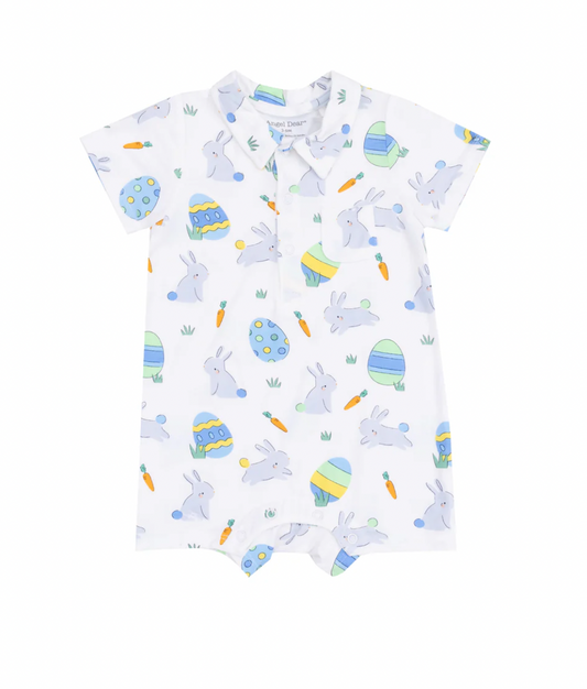 Easter Bunnies Polo Shortie Romper
