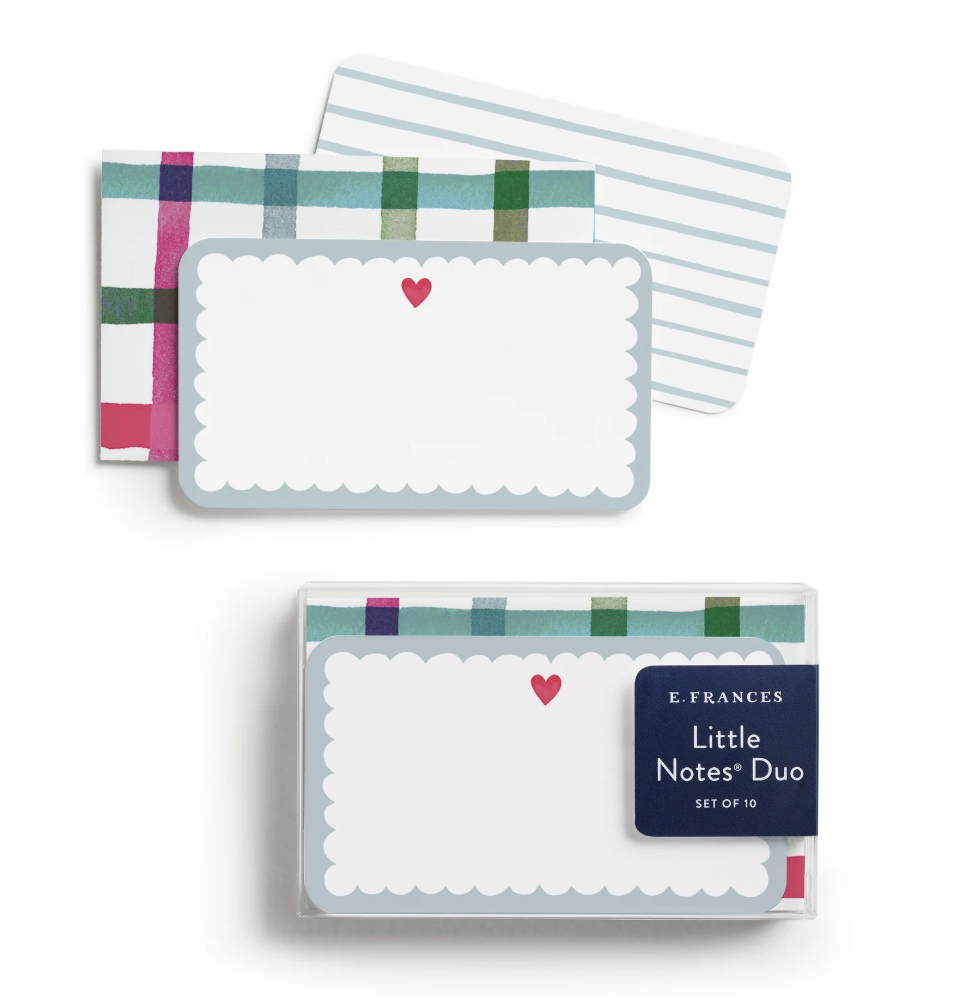 Scalloped Heart Little Notes Duo Set