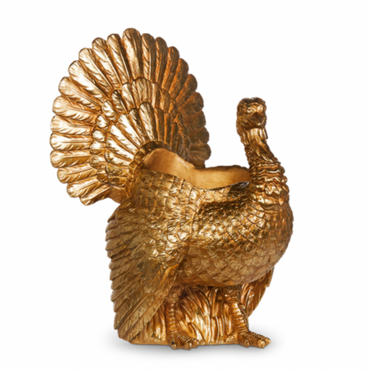 Gold Turkey Planter/Container