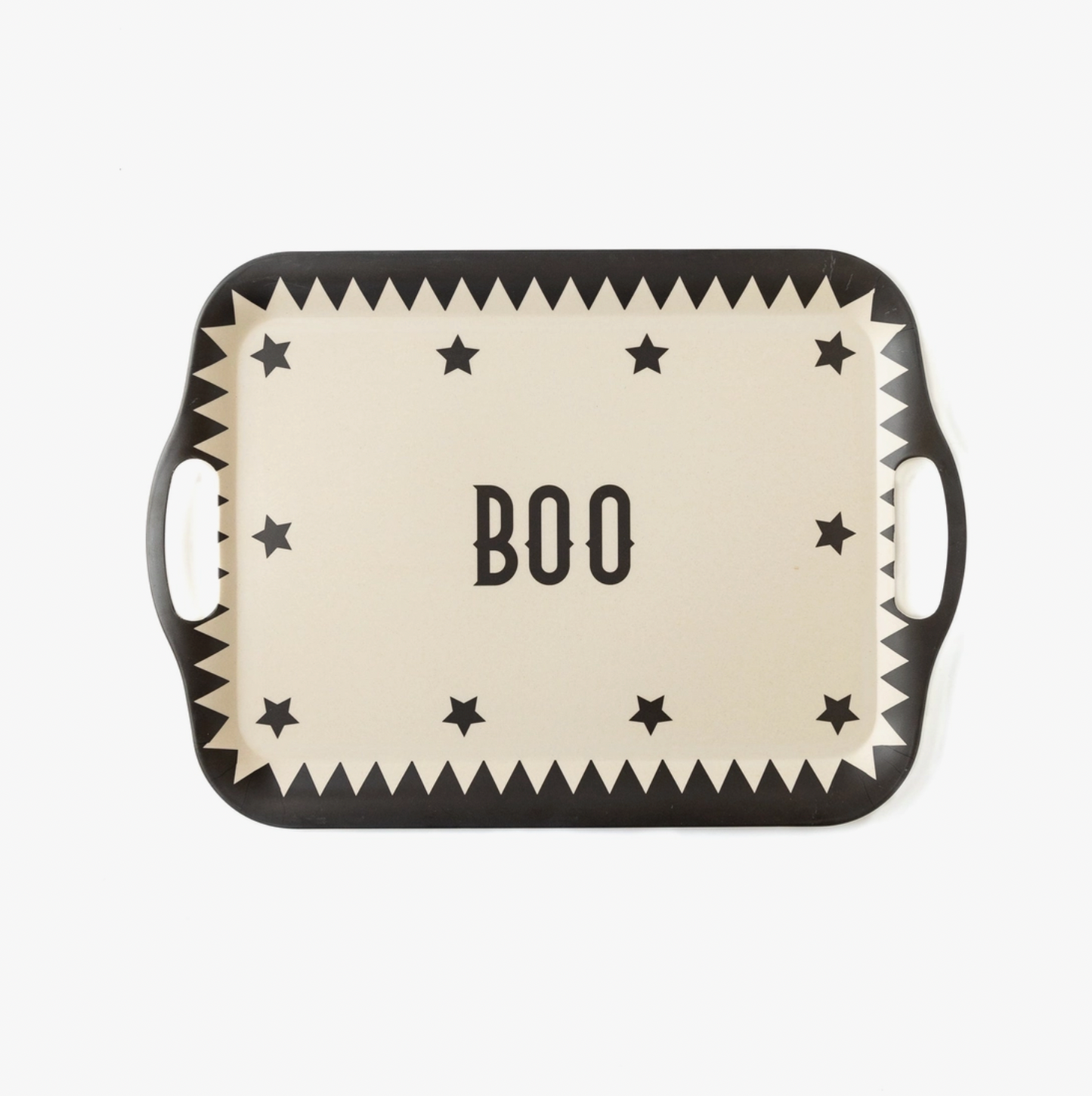 Vintage Halloween BOO Bamboo Platter
