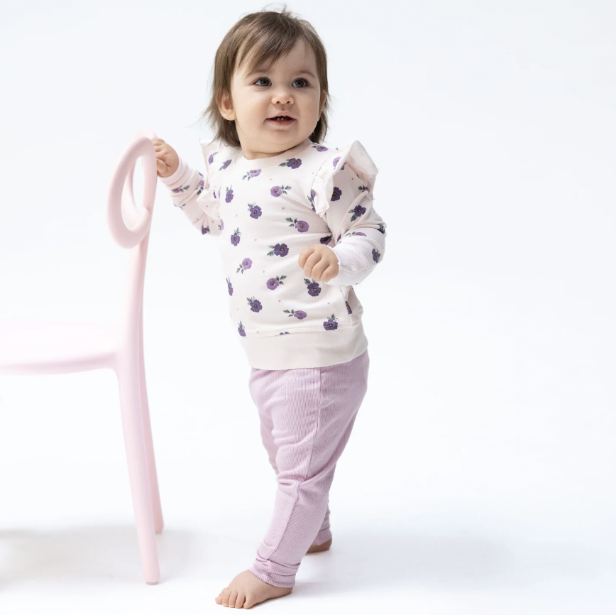 Violetta Ruffle Sweatshirt and Legging Set
