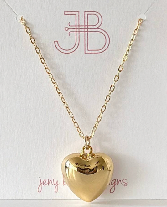 Puffy Heart Necklace