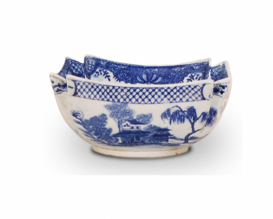 Blue & White Canton Square Bowl