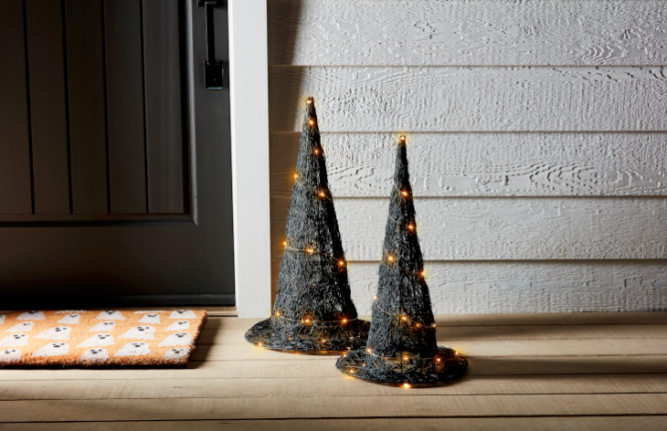 Woven LED Witch Hat