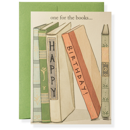 Books Birthday Card